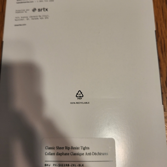 Sheertex Classic Rip Resist Tights - Picture 2 of 4